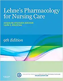 Test Bank For Lehne's Pharmacology for Nursing Care 9th Edition by Jacqueline Burchum