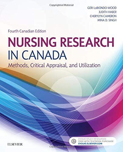 Test Bank For Nursing Research in Canada 4th Edition by Geri LoBiondo