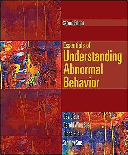 Essentials of Understanding Abnormal Behavior