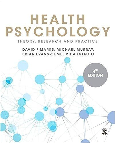 Health Psychology Theory Research and Practice