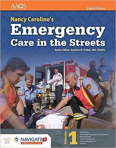 Nancy Caroline’s Emergency Care in the Streets